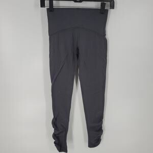 Ivivva Grey Align Rouched Ankle Leggings 10